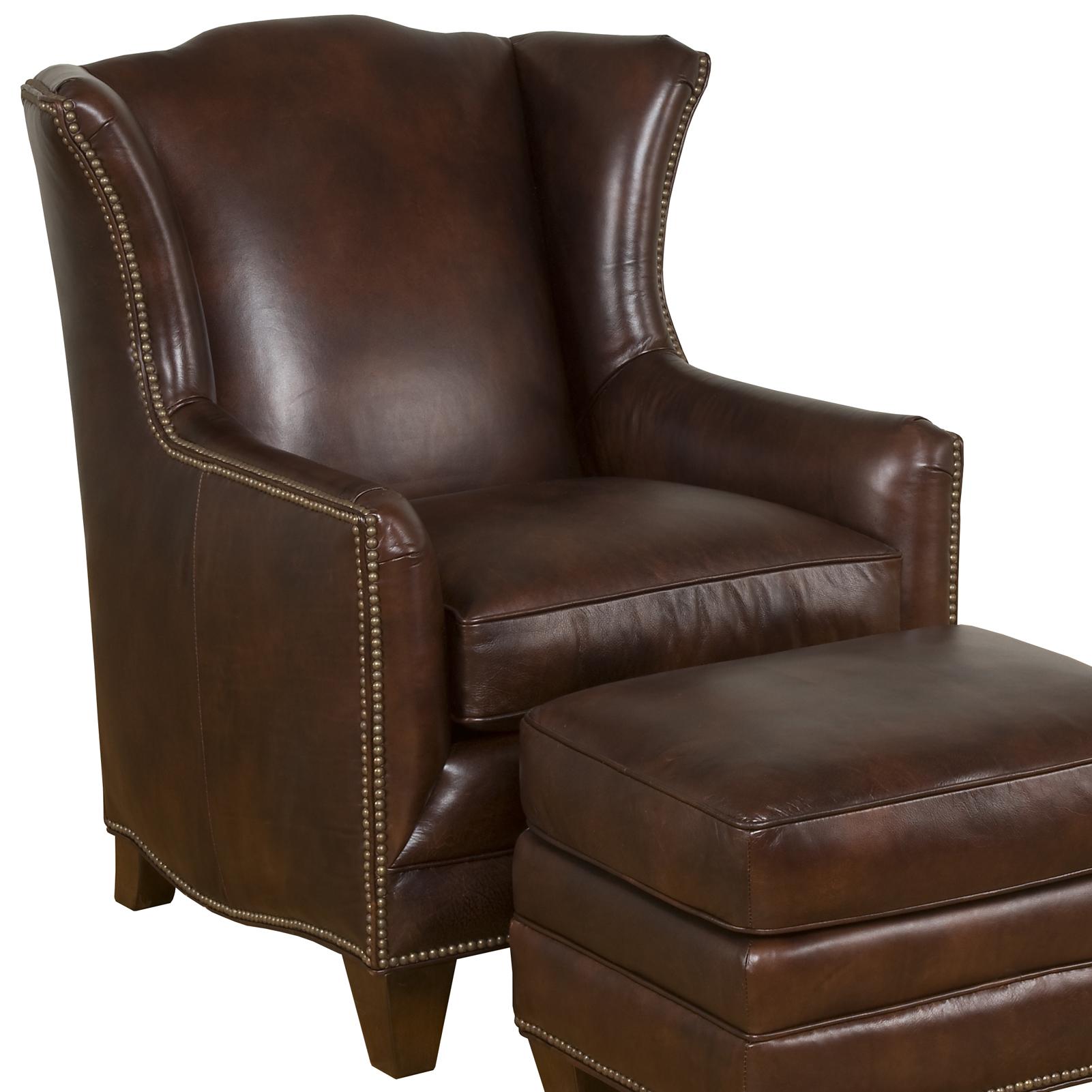 King Hickory Accent Chairs and Ottomans 50771L Athens Traditional